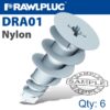 NYL SELF DRILL DRYWALL FIXING X6-BAG