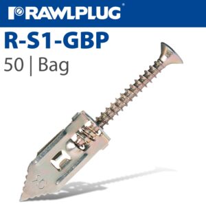HAMMER IN FIXING PLASTERBOARD+SCREWS 10.5X30MM X50-BAG