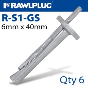 CEILING WEDGE ANCHOR 6X40MM 6 -BAG
