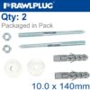 BASIN FIXING KIT 10X140