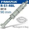 RAWLBOLT SHIELD ANCHOR M10X90MM 4 PER BAG