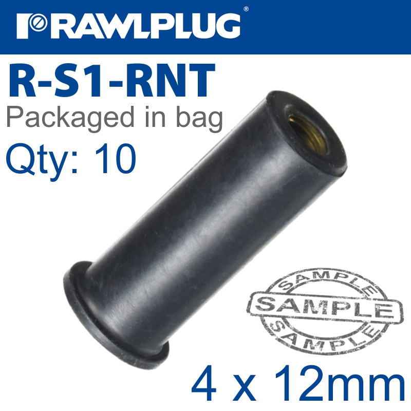 RAWLNUT M4X12MM X10-BAG RAWLNUT M4X12MM X10-BAG