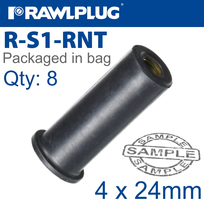RAWLNUT M4X24MM X8-BAG RAWLNUT M4X24MM X8-BAG