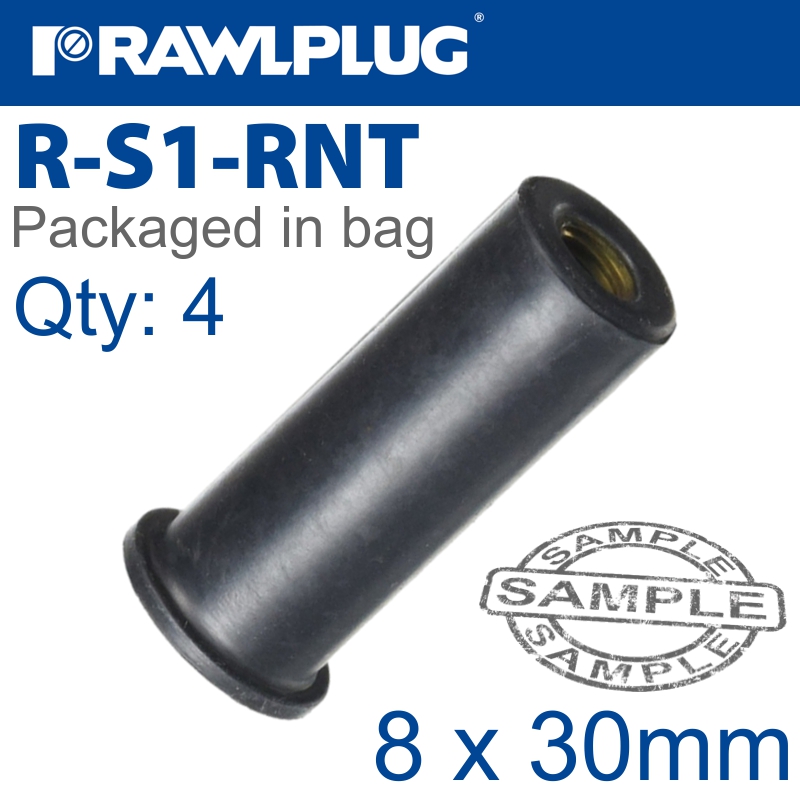 RAWLNUT M8X30MM X4-BAG RAWLNUT M8X30MM X4-BAG