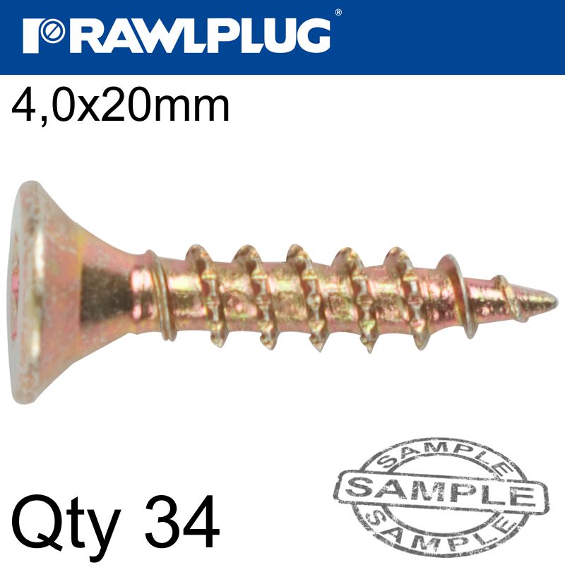 R-TS HARDENED SCREW 4.0X20MM X40 PER BAG R-TS HARDENED SCREW 4.0X20MM X40 PER BAG