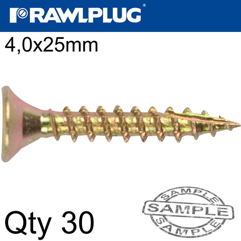 R-TS HARDENED SCREW 4.0X25MM X30 PER BAG R-TS HARDENED SCREW 4.0X25MM X30 PER BAG