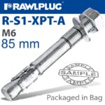 THROUGHBOLT 6X85MM X4 -BAG