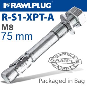 THROUGHBOLT 8X75MM X4 -BAG