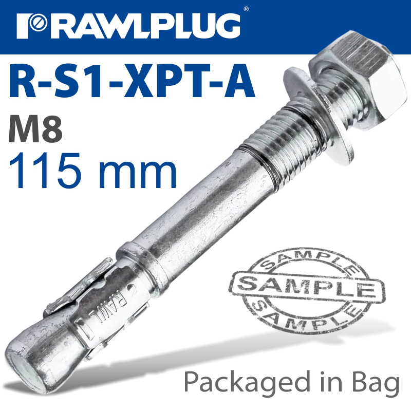 THROUGHBOLT 8X115MM X4 -BAG THROUGHBOLT 8X115MM X4 -BAG