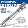 THROUGHBOLT 12X100MM X2 -BAG