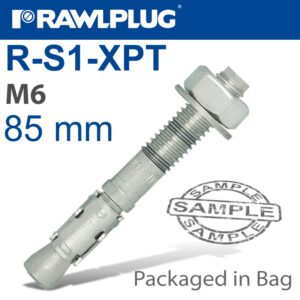 THROUGHBOLT M6X85X25MM 4 -BAG