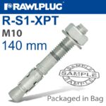 THROUGHBOLT M10X140X70MM 4 -BAG