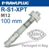 THROUGHBOLT M12X100X5MM 4 -BAG