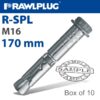 R-SPL SAFETY PLUS - LOOSE BOLT 16X170MM X10 PER BOX