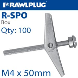 SPO SPRING TOGGLE M4X50MM X50 PER BOX
