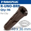 UNIVERSAL PLUG BRN 7MM X 30MM X96-CLIP