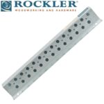 ROUTER BIT STORAGE RACK 27PC X 1/2' & 13 X 1/4' BITS 450MM