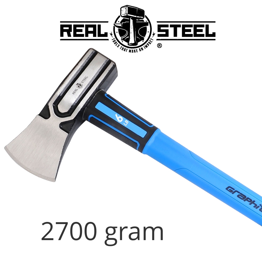 AXE HAMMER HEAD GRAPH. HANDLE REAL STEEL AXE HAMMER HEAD GRAPH. HANDLE REAL STEEL