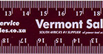 300MM CORK BACKED STAINLESS STEEL RULER BLUE