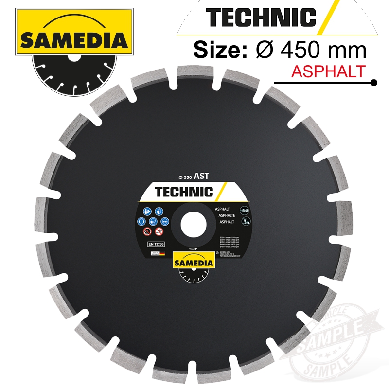 DIAMOND BLADE SEGMENTED 450MM X 25.4 IND ASPHALT TECHNIC AST DIAMOND BLADE SEGMENTED 450MM X 25.4 IND ASPHALT TECHNIC AST