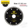 DIAMOND BLADE 180MM X 22.23 SEGMENTED IND MULTI PURPOSE SOLID MTS