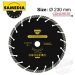 DIAMOND BLADE 230MM TURBO SEGM. IND MASONRY BRICKWORK SOLID BCS
