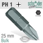 PHIL.NO.1X25MM CLASSIC INS.BIT