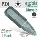 POZI.NO.4X32MM CLASSIC BIT 1CD