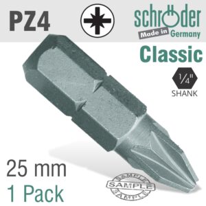 POZI.NO.4X32MM CLASSIC BIT 1CD