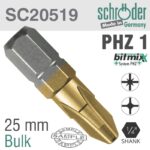 PHZ BIT NO1X25MM PZ/PH TIN