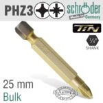 PHZ BIT NO3X50MM TIN COATED
