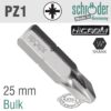 POZI NO.1 X 25MM HI CROM INSERT BIT