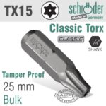TORX TAMPER RESIST.T15H X 25MM