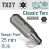 TORX TAMPER RESIST.T27 25MM