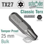 TORX TAMPER RESIST.T27 25MM