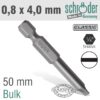 SLOTTED 0.8X4.0 50MM PWR.BIT