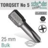 TORQSET NO.5X25MM CLASSIC BIT
