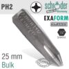PH2 EXAFORM CLASSIC INSERT BIT 25MM BULK