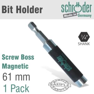 SCREW BOSS / GUIDE 61MM MAGNETIC BIT HOLDER