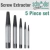 SCREW EXTRACTOR SET 1-5 5PCE