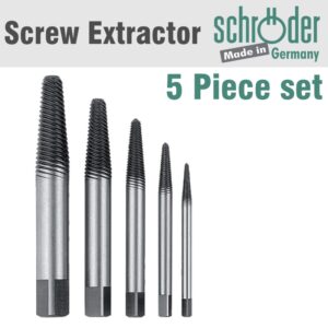 SCREW EXTRACTOR SET 1-5 5PCE