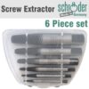 SCREW EXTRACTOR SET 1-6 6PCE