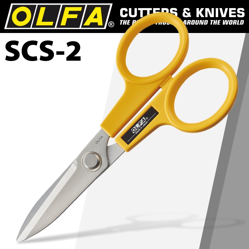 OLFA SCISSORS W/SERRATED SS BLADES OLFA SCISSORS W/SERRATED SS BLADES