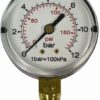 PRESS. GAUGE 63MM 1/4' BOT. FIT 0-16BAR 0-1600KPA