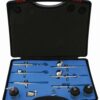 AIRBRUSH SET WITH 6 GUNS 800 137 134 130 180 182 3 GLASS JARS