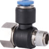PU HOSE FITTING TEE 4MM X 1/8'F X 1/8'M
