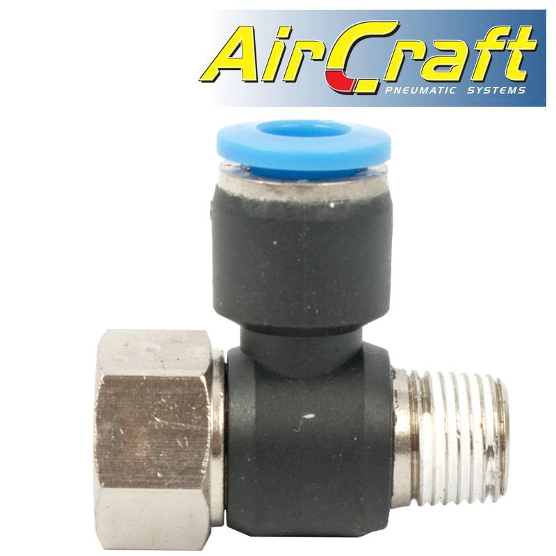 PU HOSE FITTING TEE 6MM X 1/8'F X 1/8'M PU HOSE FITTING TEE 6MM X 1/8'F X 1/8'M