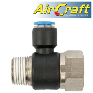 PU HOSE FITTING TEE 6MM X 3/8'F X 3/8'M