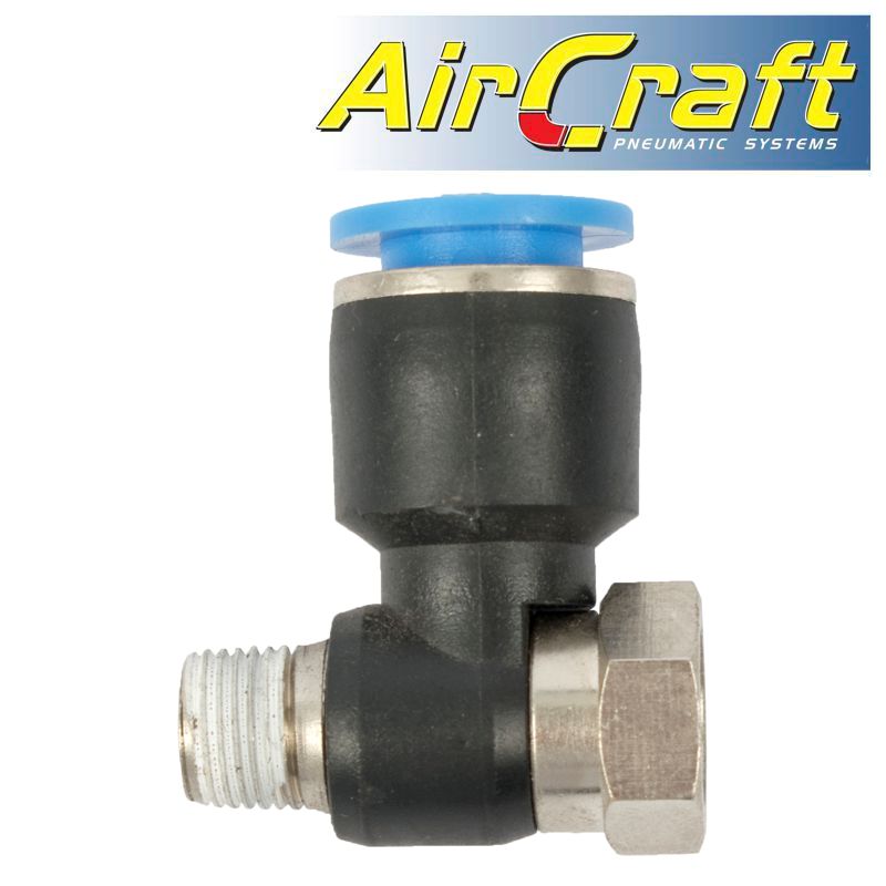 PU HOSE FITTING TEE 10MM X 1/8'F X 1/8'M PU HOSE FITTING TEE 10MM X 1/8'F X 1/8'M