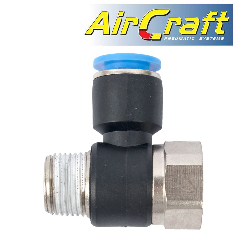 PU HOSE FITTING TEE 10MM X 3/8'F X 3/8'M PU HOSE FITTING TEE 10MM X 3/8'F X 3/8'M
